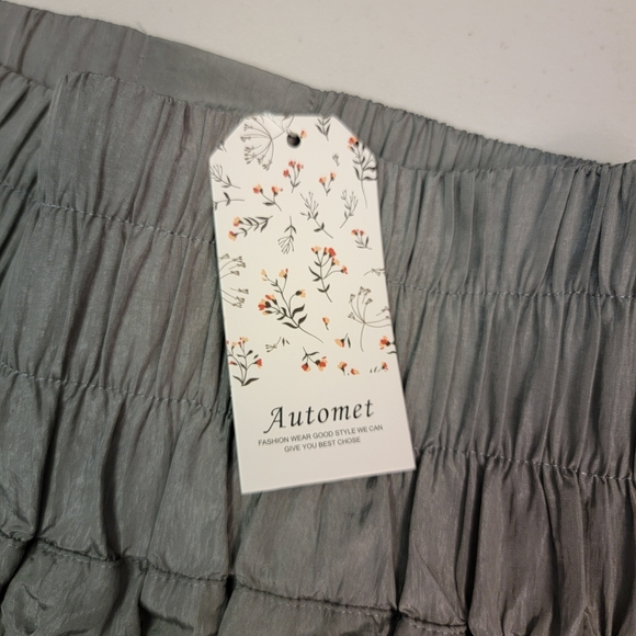 Automet Gray High Waist Running Athletic Shorts Sz M - Picture 3 of 6